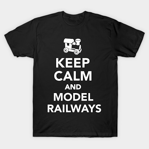 Keep calm and model railways T-Shirt by Designzz
